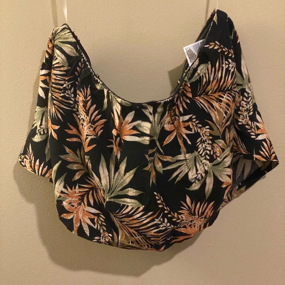 American Eagle Floral Tube Top